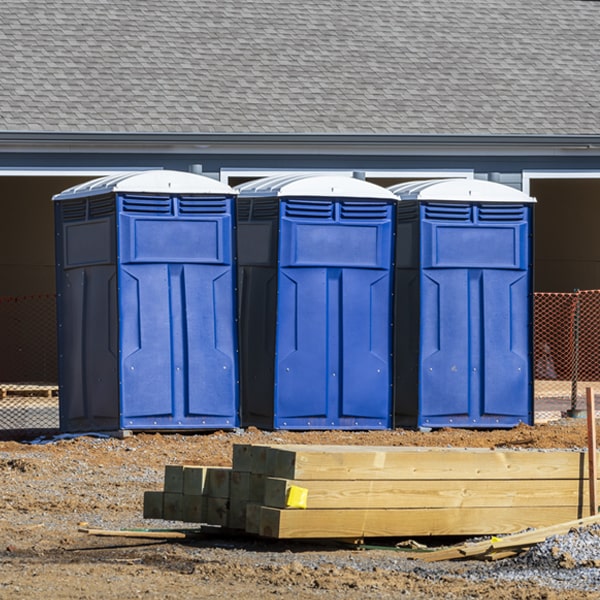 do you offer hand sanitizer dispensers inside the portable toilets in Camillus